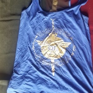 Sword back Wonder Woman tank top